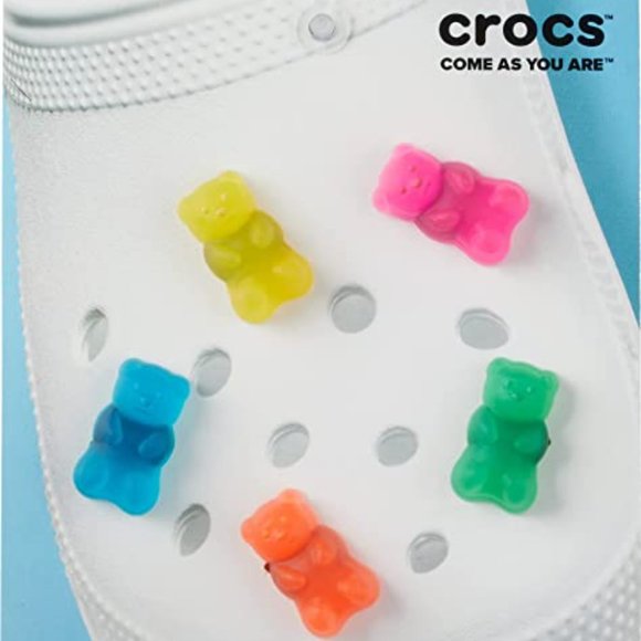 Gummy Bears JibBiTz 5 pack crocs new 3D - Picture 6 of 8